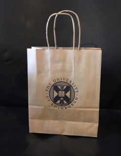 Printed paper carrier bags, printed in-house