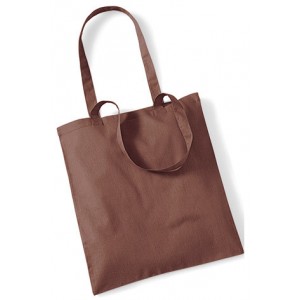 Brown Cotton Bags Long Handle