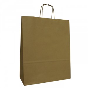 320mm Brown Twisted Handle Paper Carrier Bags